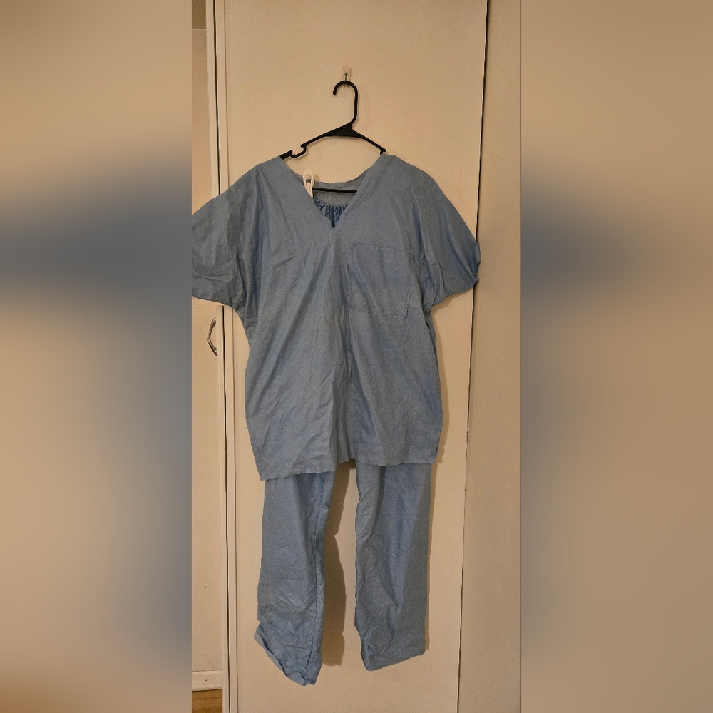 Blue Scrub Set